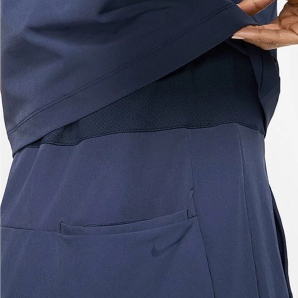 Nike Flex Ace DriFit Obsidian Tennis Golf Active Dress Navy Blue Size Small - Picture 6 of 9